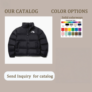 7095 Wholesale High Quality Stand Collar Men Designer <b>Cropped</b> Puff <b>Jacket</b> Nothern Down Coat <b>Puffer</b> <b>Jacket</b> - Product Image 6