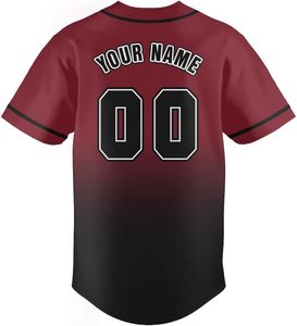 Camiseta de Béisbol Personalizada de Talla Grande, Unisex, Transpirable, con Botones, Nombre del Equipo y Número - Product Image 3