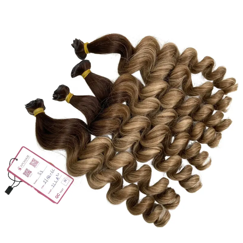 סיטונאי מחיר צבע balayage 2 ו 4q 6c לערבב מכירה חמה cuticle ישר 100% בתולה ספקים viethu