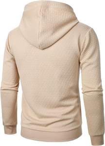 Sudadera con capucha texturizada para exteriores de alta calidad, jersey de manga larga, 100% algodón, poliéster, Sudadera con capucha para hombre con precio barato - Product Image 5