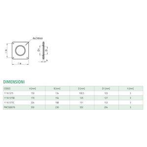 Plaques murales et grilles en PVC Tecnosystemi avec orifice d'aspiration et de ventilation en plastique PVC - Product Image 3