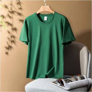 Logotipo impreso personalizado en 100% algodón Camiseta de secado rápido para hombres Camiseta lisa de manga corta - Product Image 4