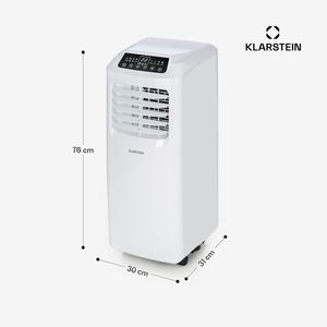 เครื่องปรับอากาศแบบพกพา 7000 BTU สำหรับบ้าน 3 in 1 ระบบทำความเย็น ลดความชื้น พัดลม ประหยัดพลังงาน ระดับ A ใช้สารทำความเย็น R290 สำหรับห้องขนาด 10-15 ตร.ม. เสียงเงียบ 50 เดซิเบล สีขาว - Product Image 6