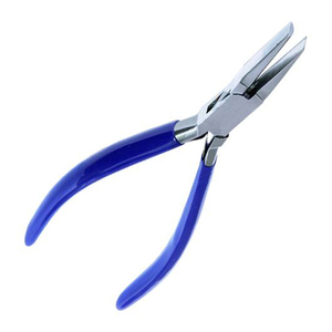 Pince à bijoux plate de haute qualité poignée arrondie nez plat et rond formant des pinces outils de fabrication de bijoux - Product Image 4