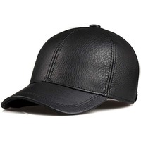 Nouvelle mode Casquettes de camionneur décontractées unisexe en cuir noir imperméable avec logo personnalisé brodé 3D et perles, haute qualité, 6 panneaux, style Country