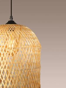 Lámpara Colgante de Bambú Escandinava Moderna de Diseño Personalizado al por Mayor a Bajo Costo, Mimbre Sostenible Básico - Product Image 3