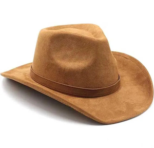 Chapeau en cuir de qualité supérieure, style classique, bord court, élégant, pour homme et femme, tendance du marché américain et européen - Product Image 5