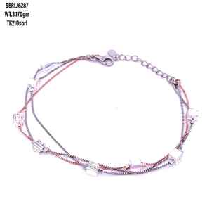Venta caliente pulsera de lujo Iced Out para mujer cadena clásica de Zirconia cúbica con oro/plata para regalo perfecto de hip hop - Product Image 1