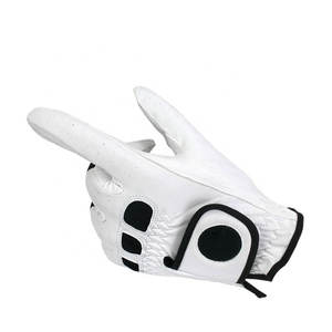 100% cuir véritable hommes gants de Golf nouveauté haute qualité anti-dérapant particule cuir matériel confortable équipement de sport - Product Image 1