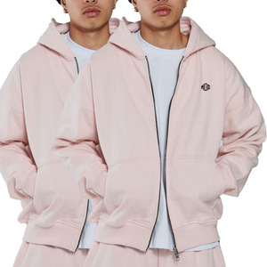 Sweat à capuche zippé tendance pour homme, logo personnalisé, sweats à capuche zippés pour homme, haute qualité, 100% coton, coupe oversize, streetwear lourd, fournisseur USA - Product Image 1