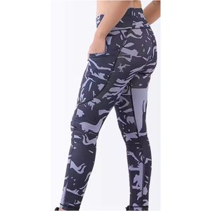 Leggings de Yoga para Mujer, Estilo Moderno, Color Sólido, Cintura Alta con Cordón, Spandex/Poliéster, Venta al por Mayor, Hecho en Pakistán - Product Image 4