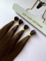 Vente en gros de luxe double tirage Nano Ring Extensions de cheveux 100% cheveux humains vierges cuticules alignées Nano Ring Extensions Genius Weft