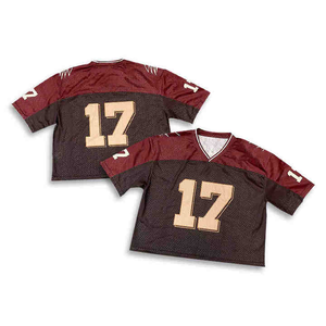 Men's <b>Retro</b> Rugby Uniform High Quality American <b>Football</b> Jersey 100% Polyester Mesh Fabric Breathable Loose Fit Printed Technics - Product Image 1