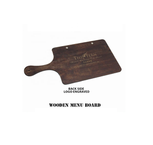 Carpeta de Menú de Madera, Color Marrón Oscuro, Rectangular, con Cierre Metálico, para Uso en Restaurantes - Product Image 3