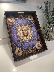 ถาดเสิร์ฟไม้ MDF เคลือบเอนาเมล ดีไซน์สวยงาม สำหรับโรงแรม ร้านอาหาร และครัว คุณภาพสูง - Product Image 2