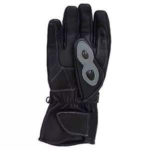 Guantes de cuero anticaída para motocicleta, guantes protectores de cuero todoterreno - Product Image 5