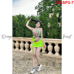 [Favorito] Conjunto de falda deportiva para mujer 2024 Gimnasio Yoga Aerobic Tenis Falda con cordón Pantalones que se pueden usar en la playa para mujeres - Product Image 5