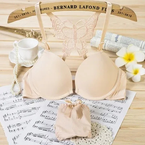 Sexy Women Padded Full Cup Lace Lingerie <b>Set</b> Wholesale Floral <b>Embroidery</b> Bra Panty <b>Set</b> Plus Size Underwire Removable Cups - Product Image 5