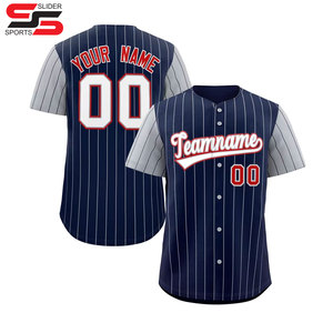 Venta al por mayor de camisetas de béisbol impresas, camisetas de béisbol de moda para hombres, camisetas de béisbol rosas personalizadas - Product Image 2