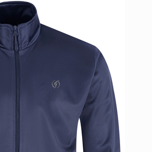 Conjunto Deportivo de 2 Piezas para Hombre de Alta Calidad, con Cremallera, para Gimnasio y Entrenamiento, Diseño Sólido, Impermeable, con Logotipo Personalizado para Invierno - Product Image 4