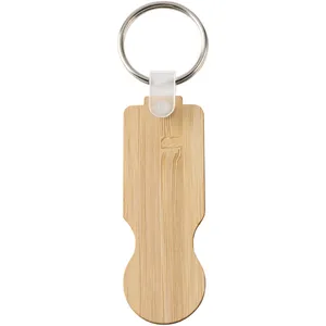 Portachiavi Ecologico in Bambù Ronan, Certificato FSC, Gadget in Legno - Product Image 3