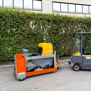 Remorque Baldi de haute qualité de fabrication italienne TRL 160 - 600 Kgs Trailer pour le transport de palettes Garantie 1 an Fabriqué en Italie - Product Image 1