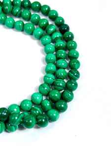 Alta calidad malaquita Mala 108 cuentas piedras preciosas oración cuentas Jap Mala Yoga meditación collar curación espiritual cristal proveedor - Product Image 2