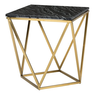 Luxurious Metal <b>Folding</b> Side <b>Table</b> Wholesale <b>Table</b> Top Coffee Side <b>Table</b> Modern for Bedroom Living Room Office Hotel Restaurant - Product Image 6