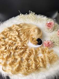 Extensiones de cabello humano vietnamita Remy Rubio blanco suave superventas cabello no sintético queratina italiana punta plana - Product Image 2