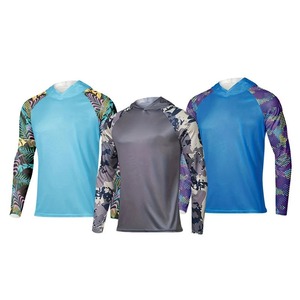 Traje de Pesca Transpirable de Manga Larga para Hombre OEM ODM, Sudadera con Protección Solar, Camisa de Pesca Estampada de Talla Grande, Fácil de Lavar y Usar - Product Image 6