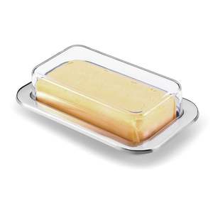 Elegant Silver Metal <b>Butter</b> <b>Dish</b> With Decorative Pattern Stylish Tableware Gift Item For Home And Hotels - Product Image 3