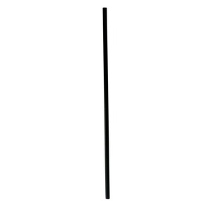 Boardwalk 10.25 In. <b>Black</b> Jumbo Polypropylene Straws <b>Wrapped</b> Plastic Party Supplies (2000/Carton) - Product Image 1