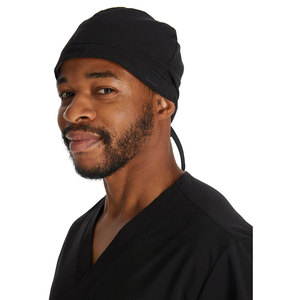 Chapeaux médicaux respirants en gros avec boutons, 100% coton, bandes ajustables, chapeaux de travail pour infirmières - Product Image 5