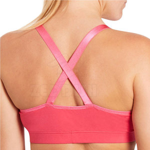 Sujetador deportivo sin costuras de alta calidad para mujer, ropa de entrenamiento transpirable con logotipo frontal, ropa deportiva - Product Image 3