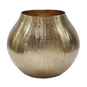 Vase à fleurs en métal robuste de haute qualité plaqué or et laiton de haute qualité dernier modèle - Product Image 6