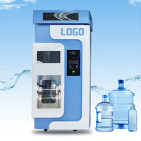 Máquina Expendedora de Agua Purificada de Cinco Galones con Sistema de Ósmosis Inversa, Totalmente Automática, Autoservicio, Operada con Monedas