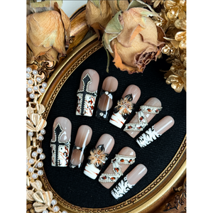 Uñas Postizas Baroque Noir Couture, Elegantes y con Estilo - Product Image 3