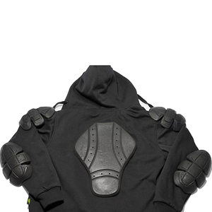 เสื้อฮู้ดมอเตอร์ไซค์คุณภาพสูง ผ้าอะรามิด สำหรับแข่งรถ ผู้ชาย ซิปหน้า พร้อมอุปกรณ์ป้องกัน - Product Image 5