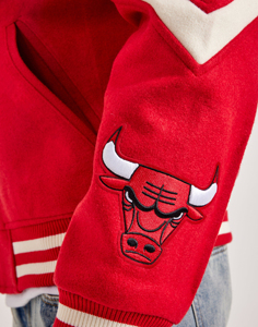 Veste universitaire Letterman en laine véritable pour hommes, blouson brodé de baseball universitaire pour hommes, blouson d'hiver pour hommes, logo personnalisé et conception - Product Image 2