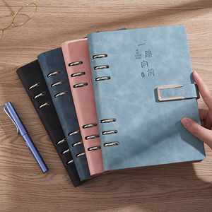 Papeterie Bureau Logo Personnalisé A5 Cahier de Couverture en Cuir PU avec Porte-Stylo et Bande Élastique pour Produits Laitiers - Product Image 2