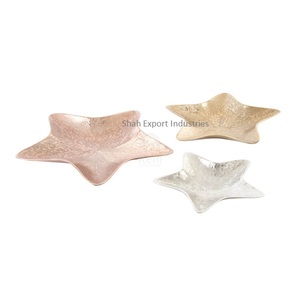 Cuenco de aluminio con forma de estrella para servir alimentos, plato para utensilios de cocina, Mesa para el hogar y el hotel, cuenco para servir alimentos - Product Image 1