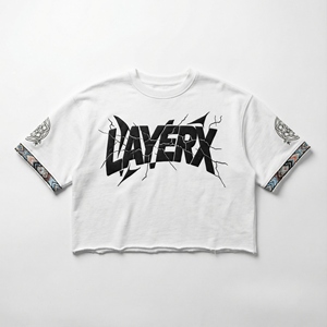 เสื้อยืดผู้ชายทรงบ็อกซี่ ผ้าคอตตอนหนานุ่ม ทรงครอปท็อป สไตล์สตรีทแวร์แบบทำเก่า  ผ้าหนาพิเศษ ผลิตจากโรงงาน รับผลิตแบบ OEM สไตล์พังก์ - Product Image 1