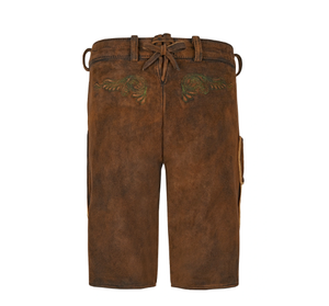 Femmes Original chèvre daim Lederhosen allemand] bavarois chaud Shorts personnalisé broderie authentique cuir Lederhosen - Product Image 2