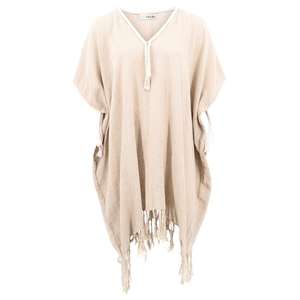 Robe poncho tendance et confortable, tissu léger, coupe décontractée, idéale pour les escapades de week-end, les sorties shopping et les événements en plein air - Product Image 2