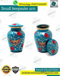 Urna de recuerdo de Diamante Negro Premium, Mini suministros funerarios de Metal de alta calidad, lugar de descanso para niños/bebés/cenizas infantiles - Product Image 4