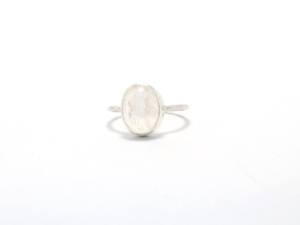 Anillo clásico de cuarzo de Plata de Ley 925, anillo de cuarzo de cristal de calidad superior hecho a mano, joyería de plata al por mayor, regalo de dama de honor - Product Image 3