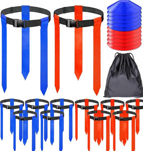10 Player Training Adjustable Flag Football Set Including 10 Flag Belts <b>Rugby</b> Sports Gear - Product Image 5
