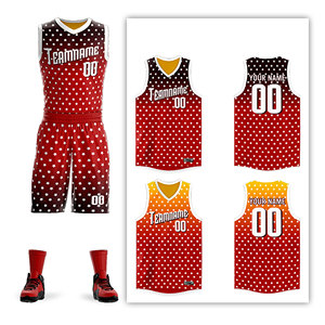 Custom <b>Reversible</b> <b>Basketball</b> <b>Jersey</b> Mesh Performance Uniform 100% Polyester Heat-Transfer Printed Name <b>Number</b> Unisex Adults - Product Image 1
