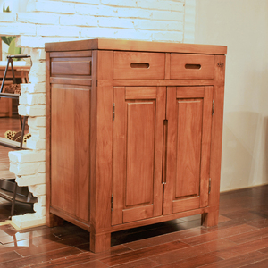 Gabinete clásico de teca magnífico estilo de diseño europeo chino moderno, 2 puertas, 2 cajones para el hogar, Hotel, Material de madera, sala de estar - Product Image 3