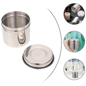 Frasco de ungüento Dental de acero inoxidable de alta calidad, fuente de alimentación Manual, instrumento hueco de odontología, base para uso quirúrgico - Product Image 6